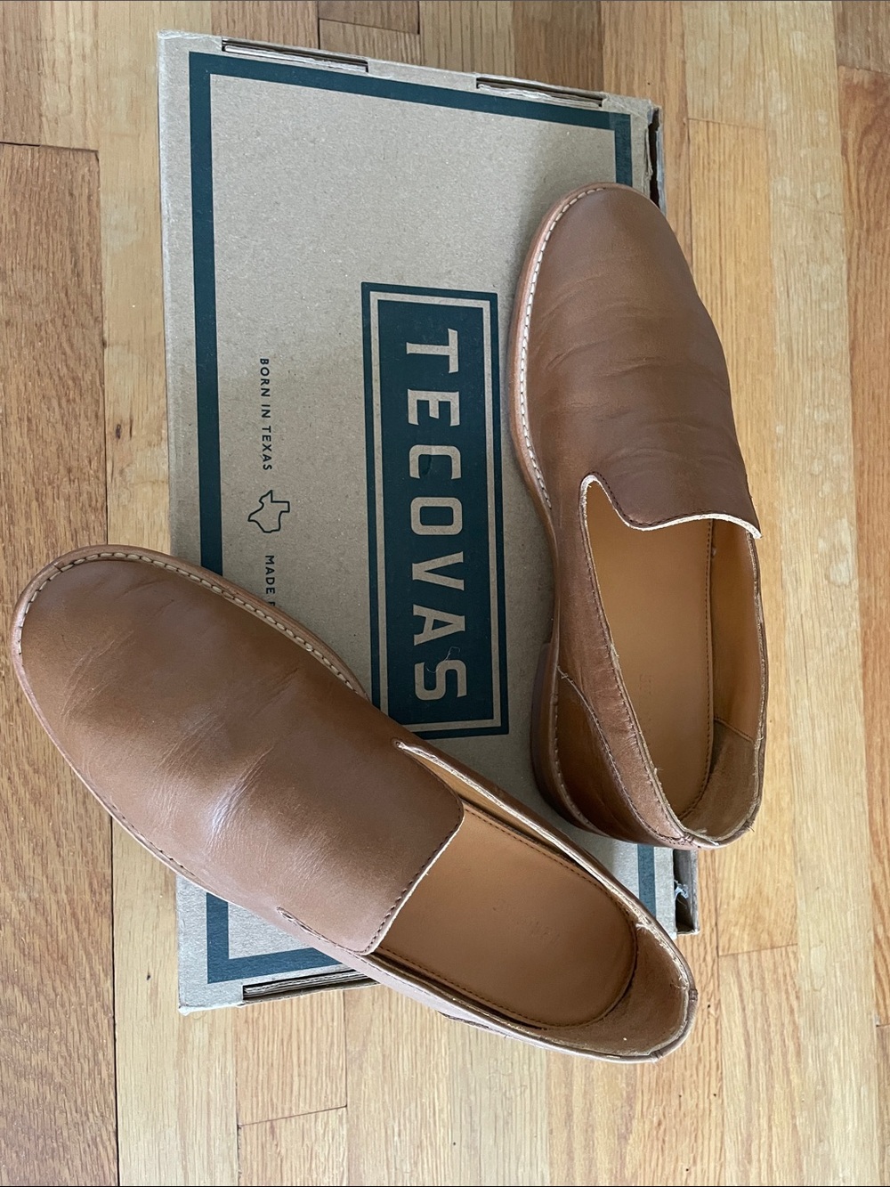 Tecovas Monterrey Leather Slip-On Loafers